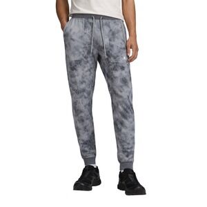 Lululemon Mens Textured Tech Pant Diamond Dye Gray Size M NWOT Athleisure Lounge